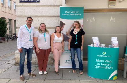 OptimaMed ambulantes Rehabilitationszentrum Wiener Neustadt beim bunten Stadtfest