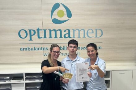 OptimaMed Wiener Neustadt gratuliert zum Lehrabschluss